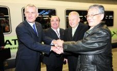 Guillaume Pepy, SNCF CEO ; Francisco Cardoso dos Reis, President of CP (...)